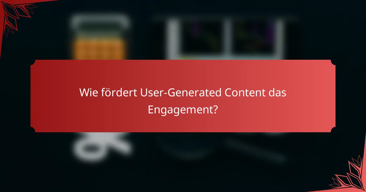 Wie fördert User-Generated Content das Engagement?